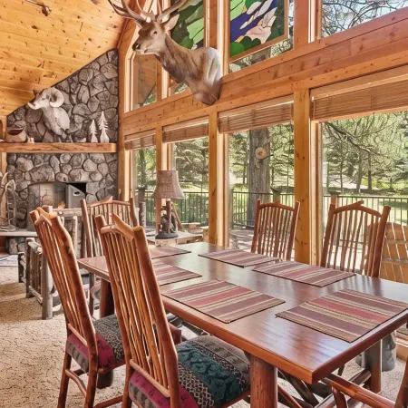 Water Front Updated Cabin Close to Estes Park New Hot Tub 3 Private Acres