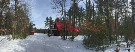 Private Red Roof Cabin - Rustic Log Cabin In The Woods!