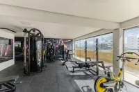 Fully Equipped Apartments in Building with Pool 400m from the Beach - Pzo - Fitnessstudio