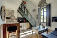 Cozy mezzanine in historic building, comfort assured