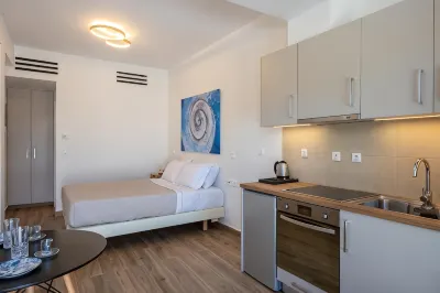 Apeiron Blue Perissa Apartments โรงแรมใกล้โบราณสถานเธรา
