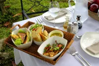 Tortuga Lodge - breakfast