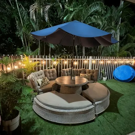 Beachfront apartment.  Perfect for families with children or a couple's retreat.