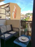 Cosy studio near the Gulf of Juan sea.
