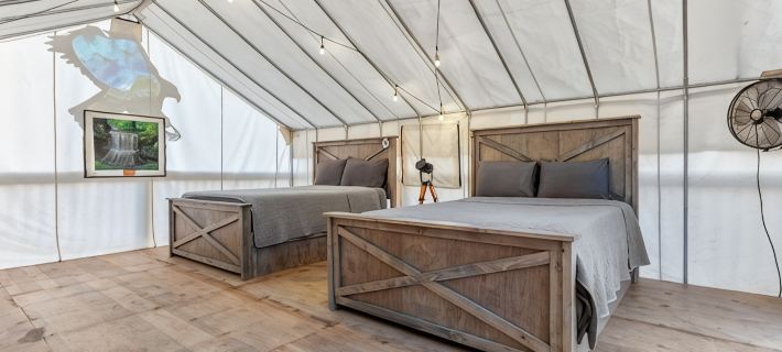Furnished Glamping Tent/2 Queen Beds/Red River Access- Soaring Eagle - #7 Hotels in Powell County