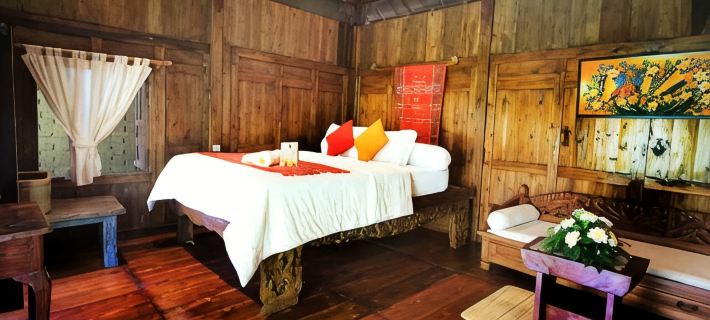 Ethnic Room at Omah Limasan by Omah Bungah Hotels in Pakem