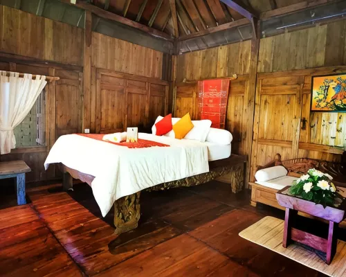 Ethnic Room at Omah Limasan by Omah Bungah Hotels in Pakem