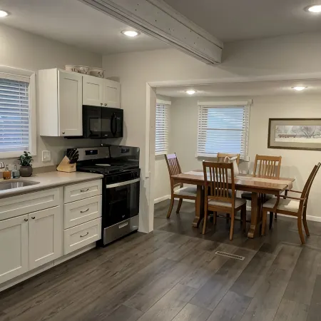 Charming two bedroom on the corner, newly renovated with a sweet porch.