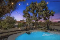 HotTub, Stargazing Rooftop Deck, Murals, Hammocks
