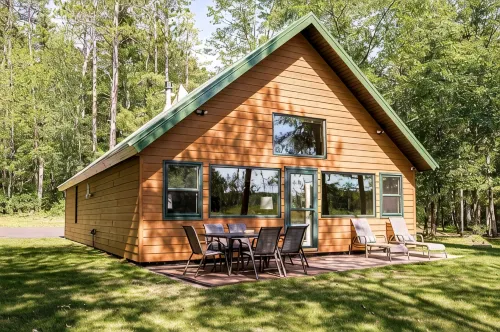 Secluded 4-season cabin w/private waterfront, epic game room & mins from trails