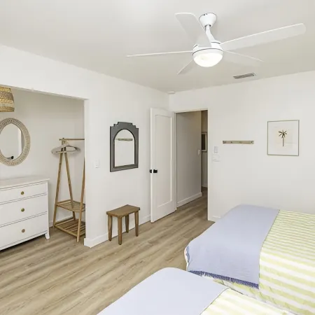 Pet friendly beach house w/private backyard & outdoor shower- steps from beach
