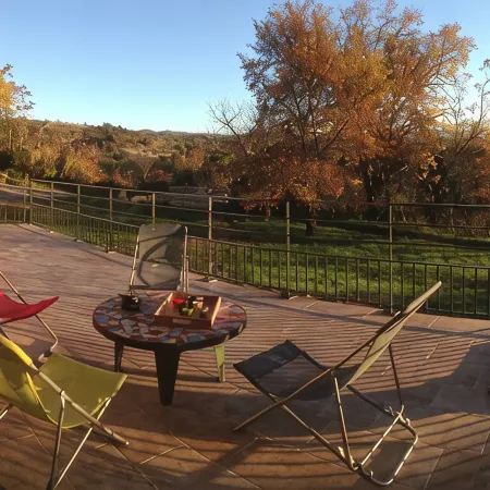 Detached House in Village of Character Ardèche. Garden, Terrace, Quiet Location.