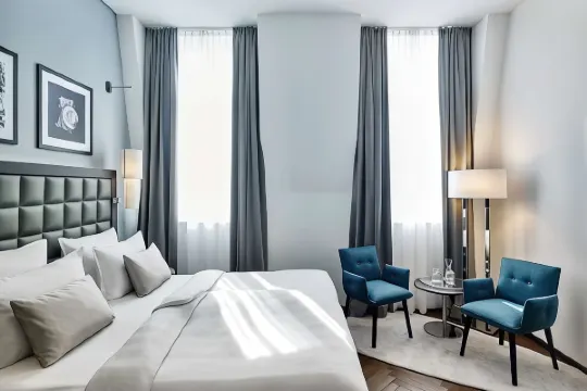 シュタイゲンベルガー ホテル ヘレンホーフの客室の様子