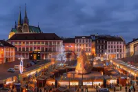 Grandezza Hotel Luxury Palace Отели рядом со станцией Главная станция Брно