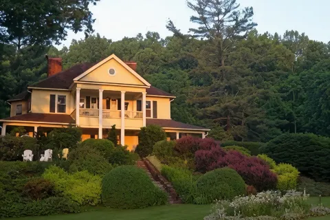 The Yellow House on Plott Creek