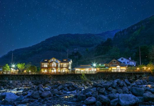 산청 계곡 풍경