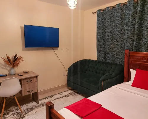 Cozy Studio in Mlolongo with City & Lake Views マロロンゴのホテル