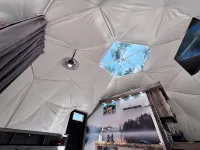 Private Dome w, Hot Tub & Outdoor Shower Lake Views Couples Retreat