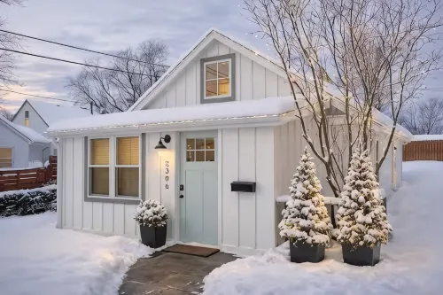 The Tiny House - Omaha's # 1 unique experience - 방갈로