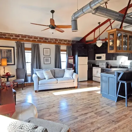 "Historic Loft Retreat in Downtown Bloomington"
