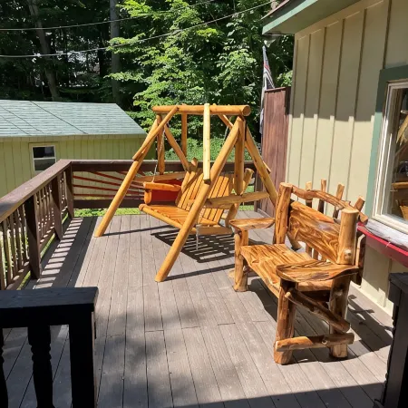 Cozy Chalet with First Lake access just minutes from town.  Great Location