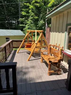 Cozy Chalet with First Lake access just minutes from town.  Great Location