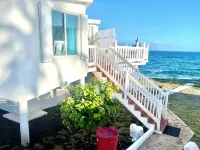 Oceanfront 2 Bedroom Villa in Guana Bay Sint Maarten; Ocnfrt Deck - Homestays