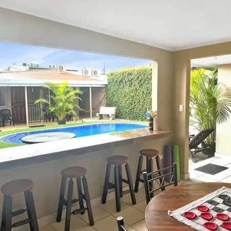 Private residential home for 8 with private pool; 5 min walk to Jacó Beach.
