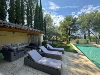 Architect's villa in Luberon pine forest 10 pers - Pool