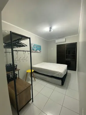 Cozy apartment 3 minutes from Praia Grande for up to 8 people