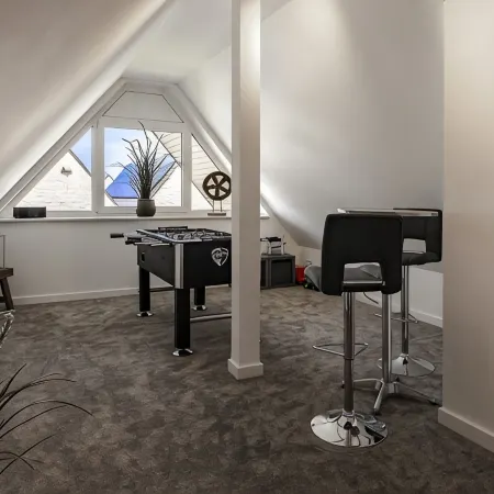 120m² Reihenhaus für 5 Pers. mit Garten, Sauna und Kamin