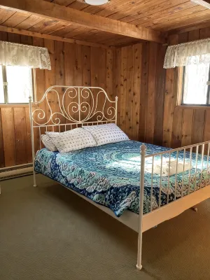 Secluded Cozy Cedar Wood Cabin in 20 acres of native woods, on the Paw Paw river - Alppimaja