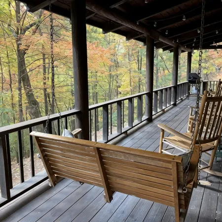 Log cabin, Blue Rdg. Mtn.,  A.T., Helton Crk falls, Vogel St. Park, near Helen