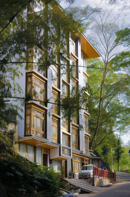 The Golden Crest - parking