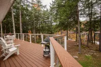 Modern 4 Br Waterfront Lake House Directly on Minnehonk Lake Belgrade Lakes Area - Boutique
