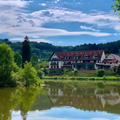 Seehotel Gut Dürnhof Hôtels à : Gemunden am Main