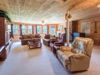 Summer & Fall Availability!! Private Coastal Log Cabin, View of the Maine Coast.