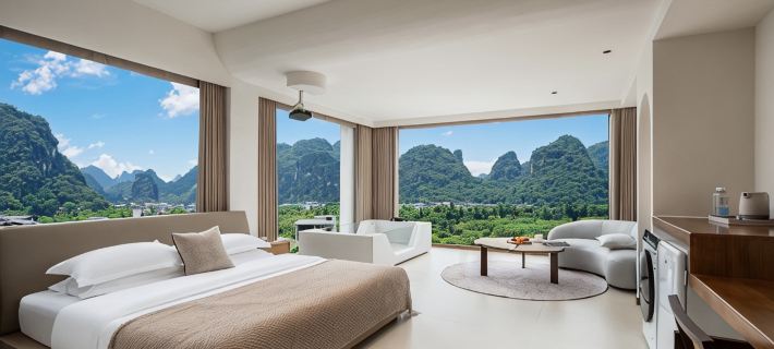 Staying in the Scenery Courtyard (Lijiang Branch, Yangshuo West Street) Hotel di Yangshuo