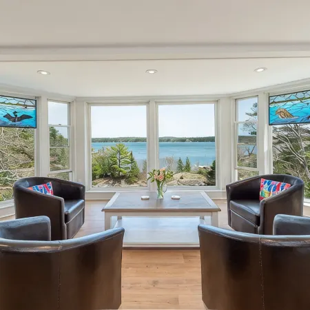 Breathtaking Oceanfront Views with Deep-Water Dock and Mooring