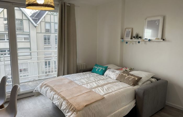 Studio Rénové à 30 Mètre de la Plage, 300 Mètre du Centre Ville 4 Couchages
