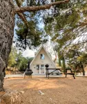 Cozy 1960s A- Frame with Mountain Views