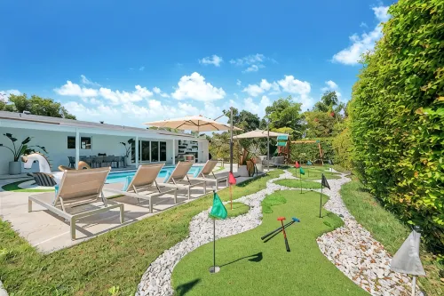 Miami Lux Paradise /3 Bed Rooms /Heated Pool/ Mini Golf/Pool Table/ BBQ - 무료 와이파이