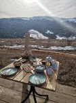 Glamping Park - breakfast
