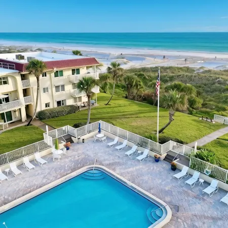 Oceanfront St Augustine Beach Condo/ Steps to Pool +  Beach