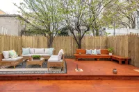 Spacious Modern 4Br Urban Retreat with Game Room, Yard, Near Path Train& NYC Bus - 4-Star