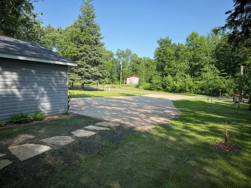 Big Pine Lakefront Retreat with Private Beach, Dock, Fire Pit & Sunset Views - Wifi