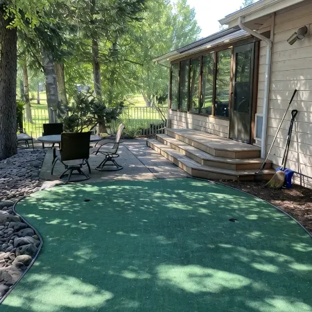 House on Hole 9 of Meadow Lake Golf Course