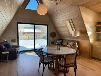 Stylish Nordic A-frame in Downtown Victor - 3-Star