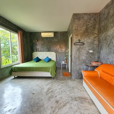 บ้านสวนริมน้ำ ปากช่อง Ban Suan Rimnan Resort โรงแรมใกล้แมคโครซุปเปอร์มาร์เก็ตปากช่อง