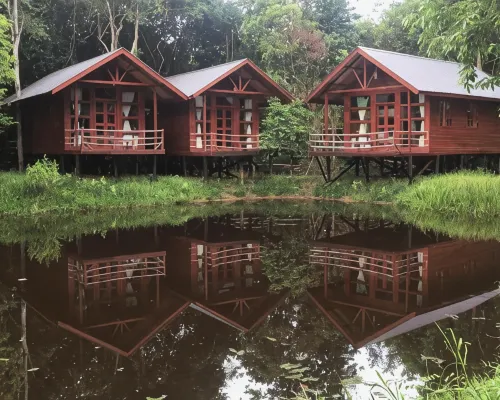 Borneo Natural Sukau Bilit Resort Hotels in Kinabatangan